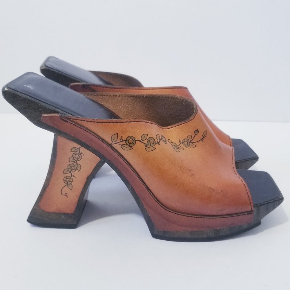 Vintage John Fluevog Clogs Size 10